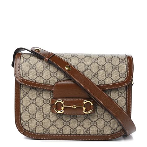 gucci brown monogram bag|Gucci monogram shoulder bag.